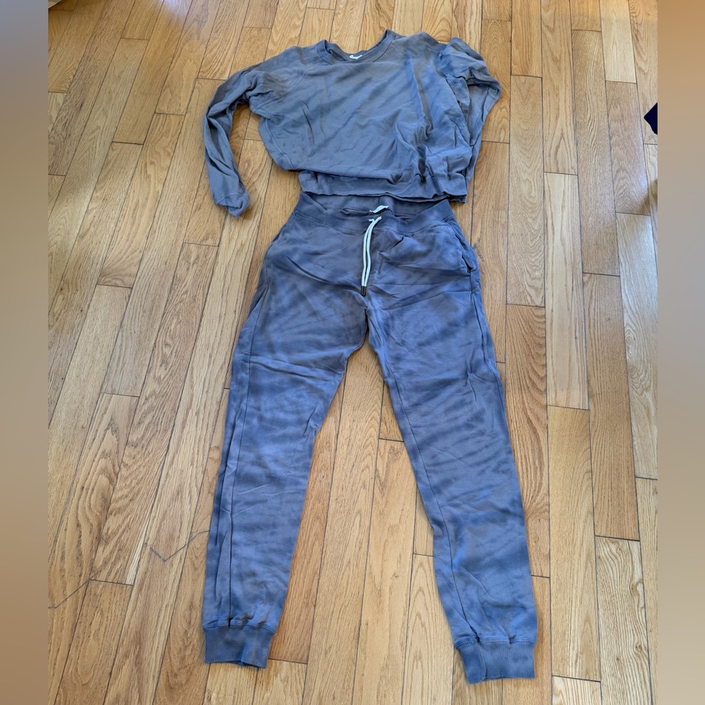 Lovestitch Brown Sweatsuit set Top S / Bottoms L